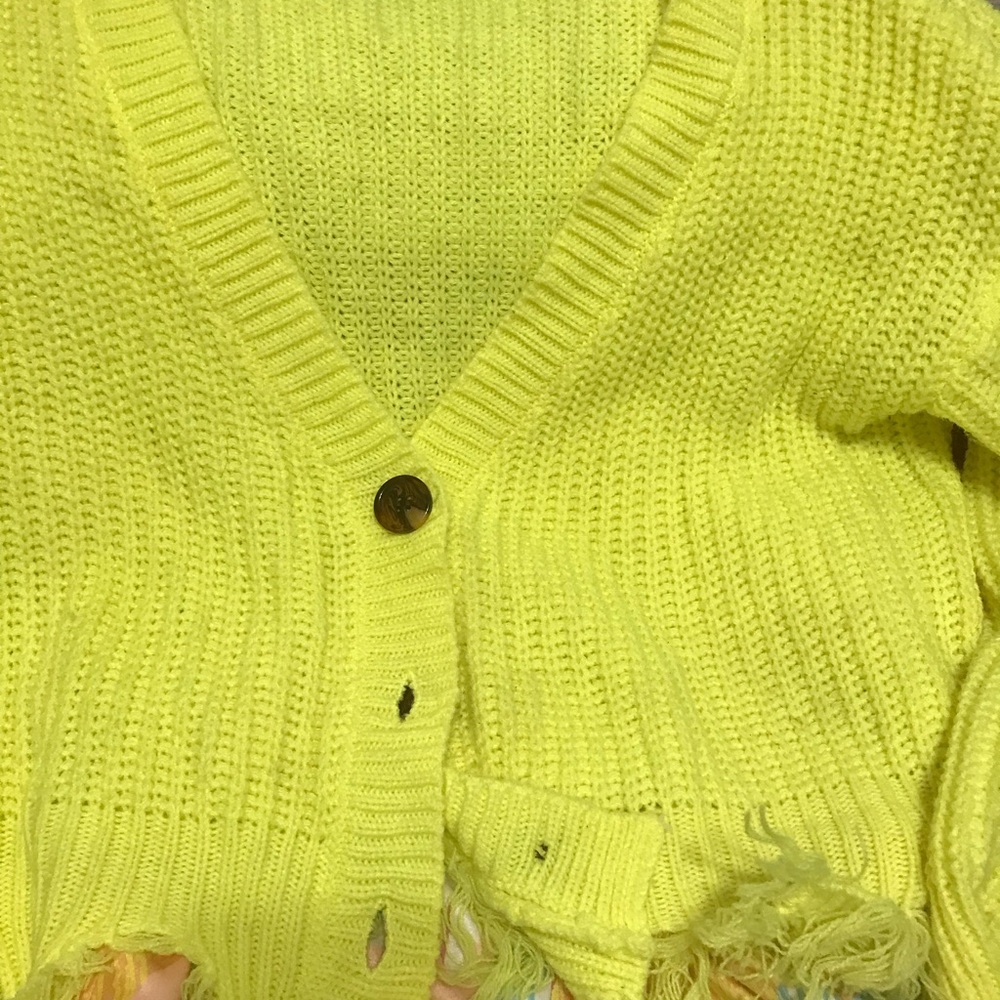 Lime Green Women's Sweater